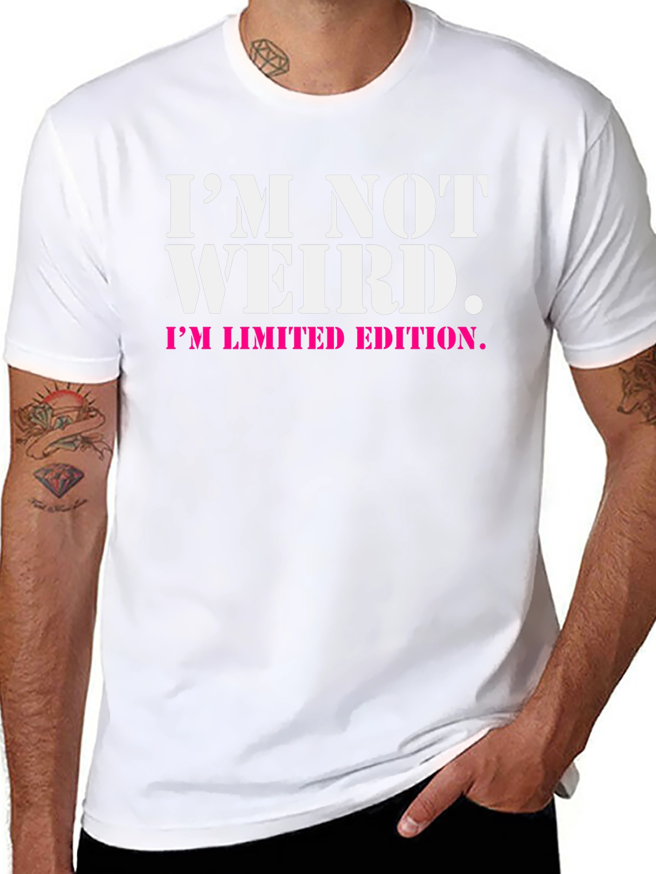 Im Not Weird - Limited Edition Black T-Shirt