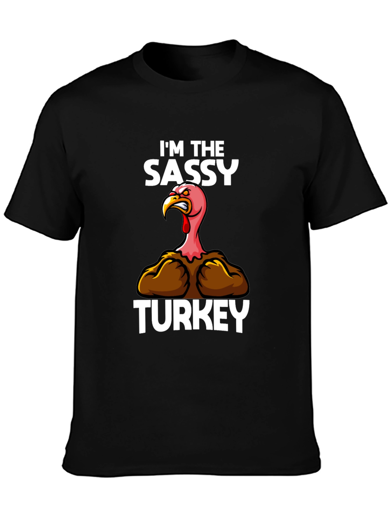 Sassy Turkey Graphic T-Shirt