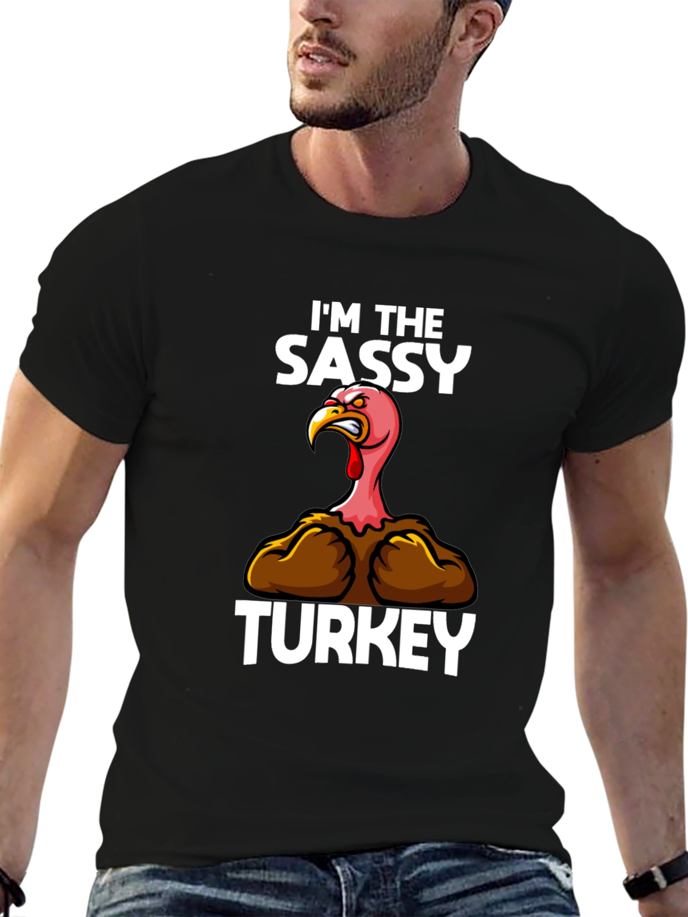 Sassy Turkey Graphic T-Shirt