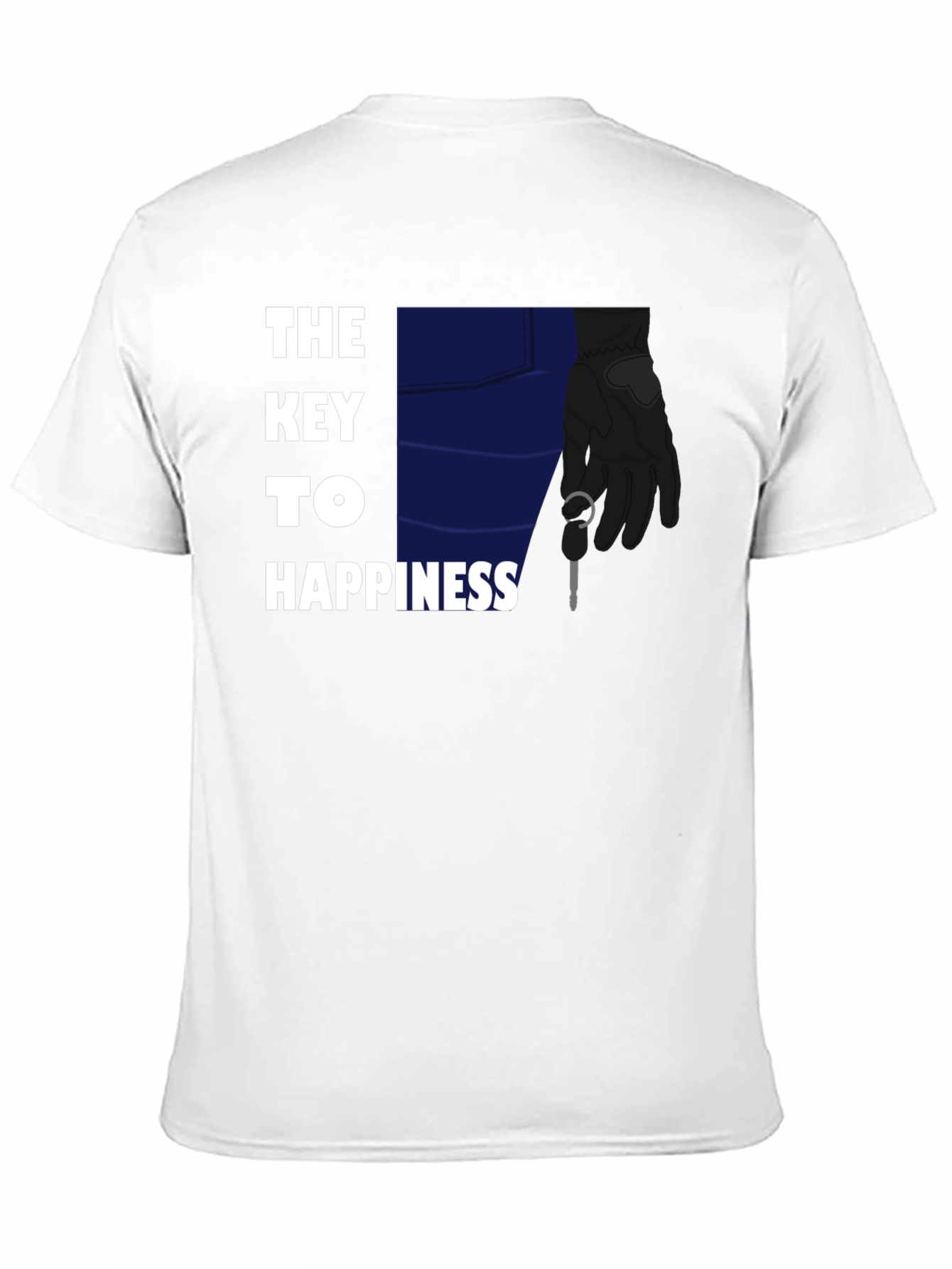 The Key to Happiness Graphic Tee