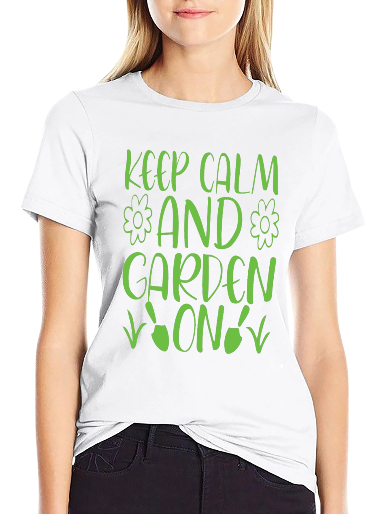Keep Calm & Garden On Graphic T-Shirt