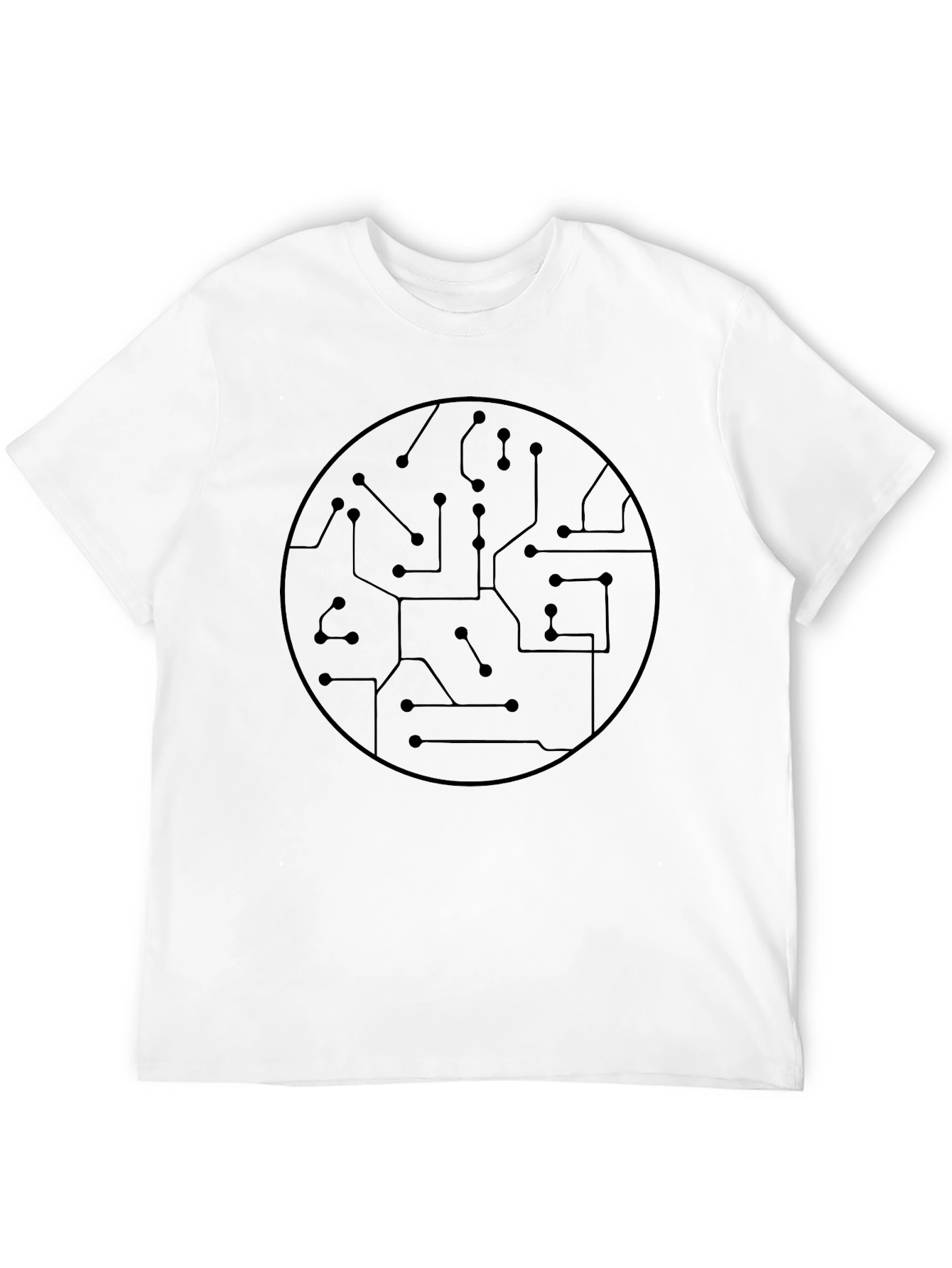Circuit Board Graphic T-Shirt - Stylish Geek Tee