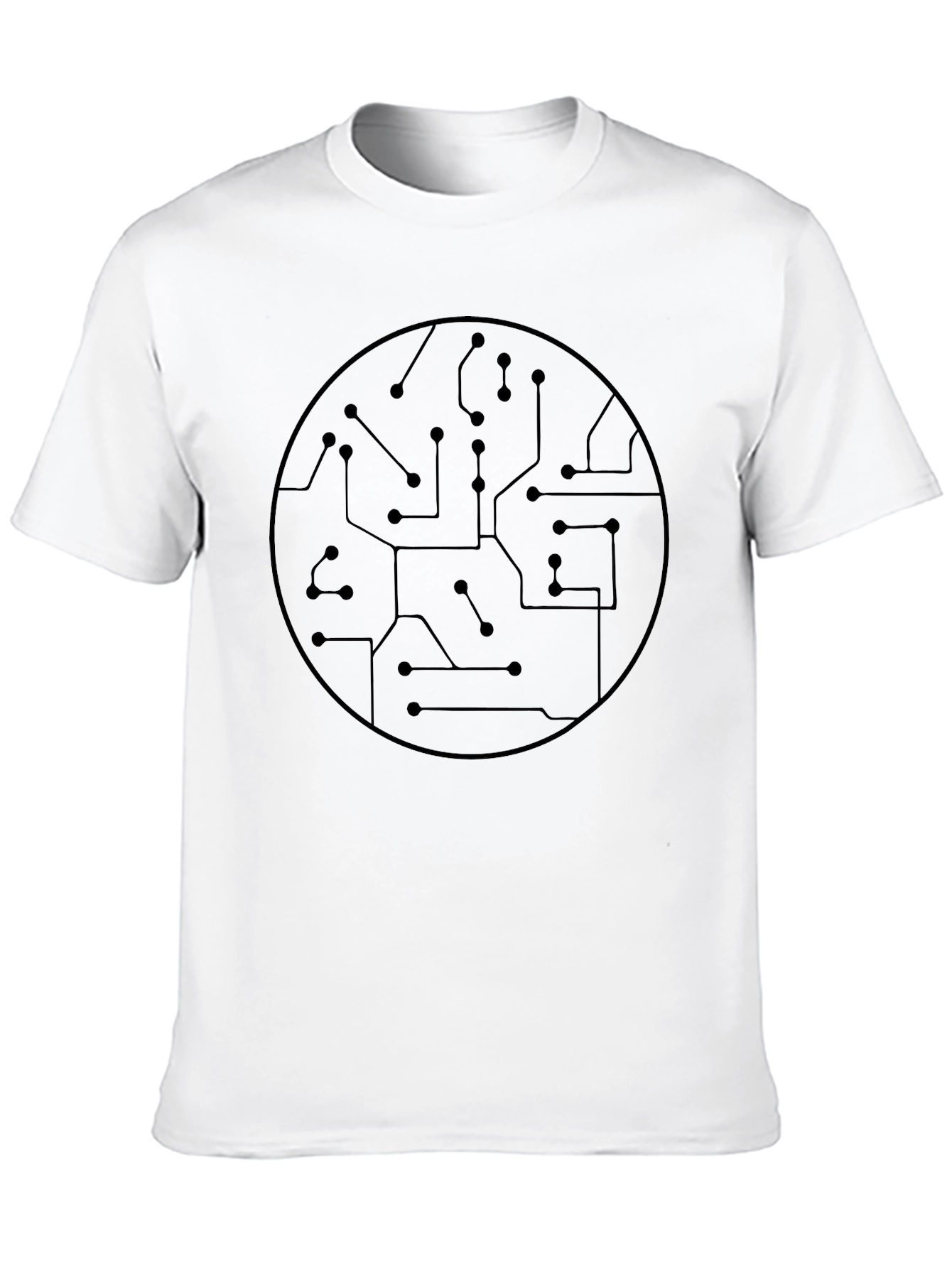 Circuit Board Graphic T-Shirt - Stylish Geek Tee