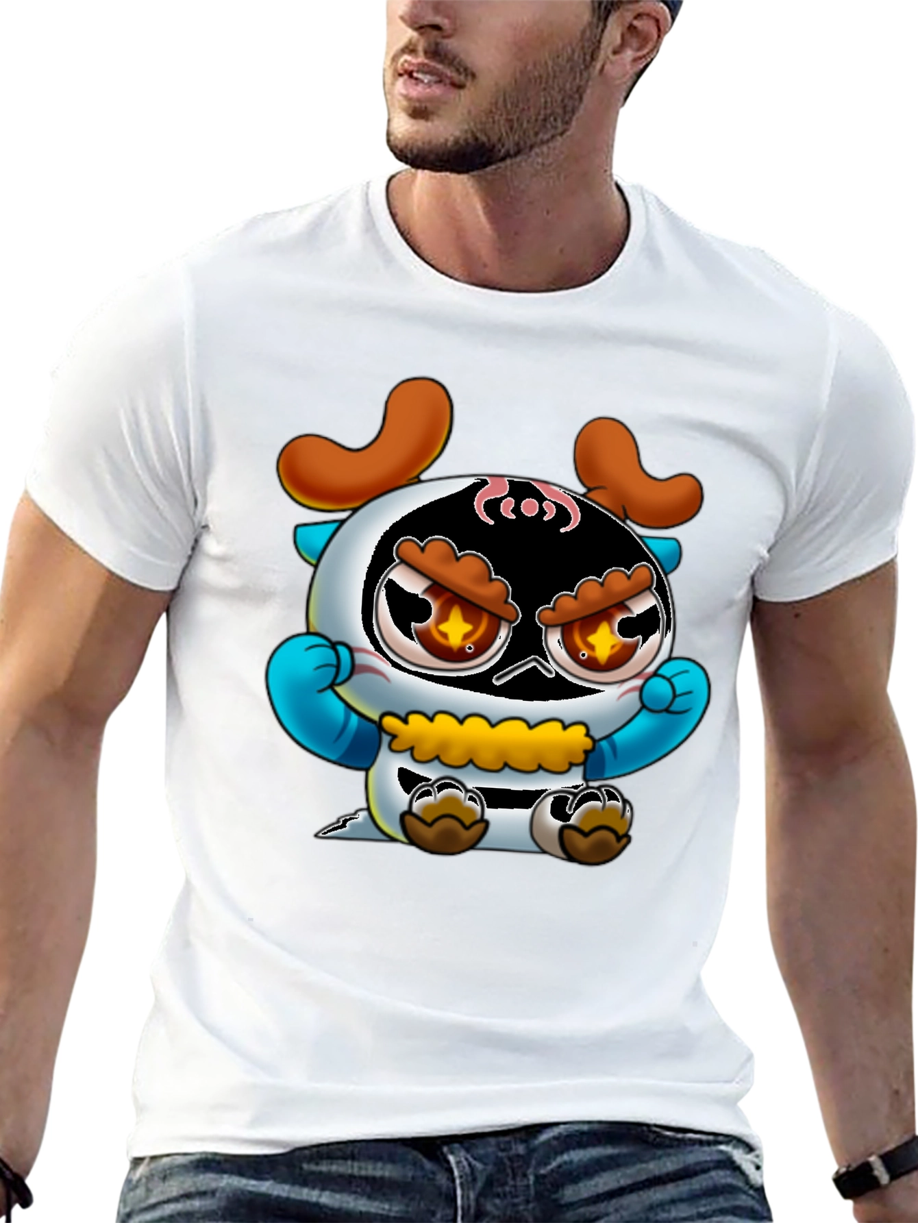 Cartoon Character Graphic T-Shirt