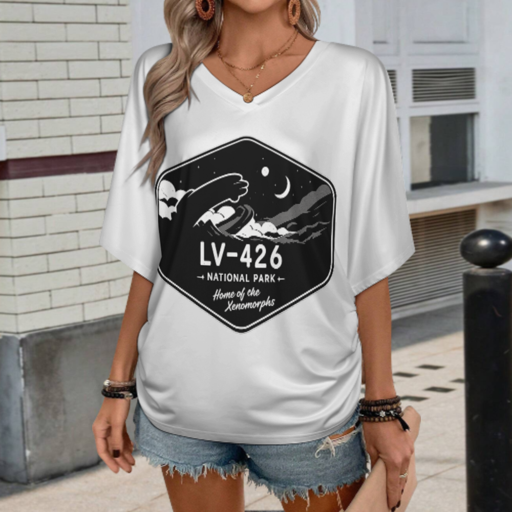 LV-426 National Park Graphic T-Shirt – Retro Sci-Fi Space Adventure Tee(z433)