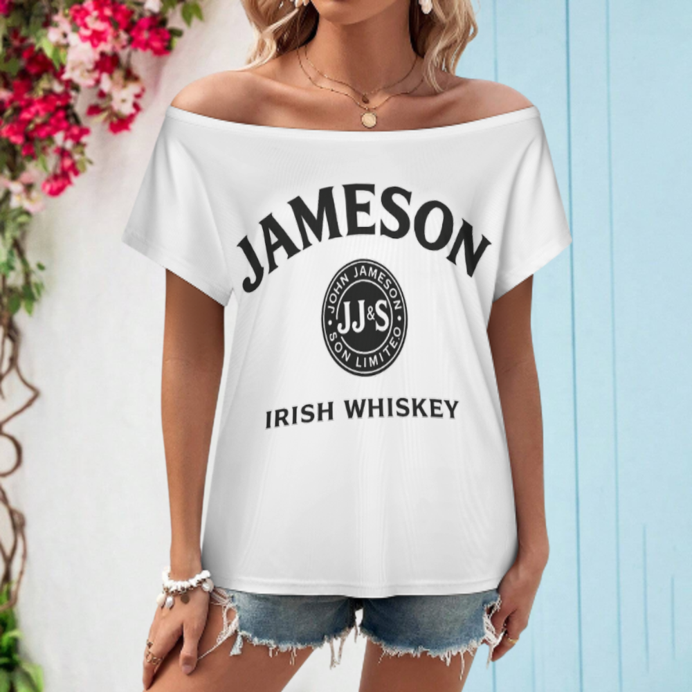 Vintage Irish Whiskey Graphic Tee – Retro Distressed Jameson Inspired Streetwear Shirt(z417)