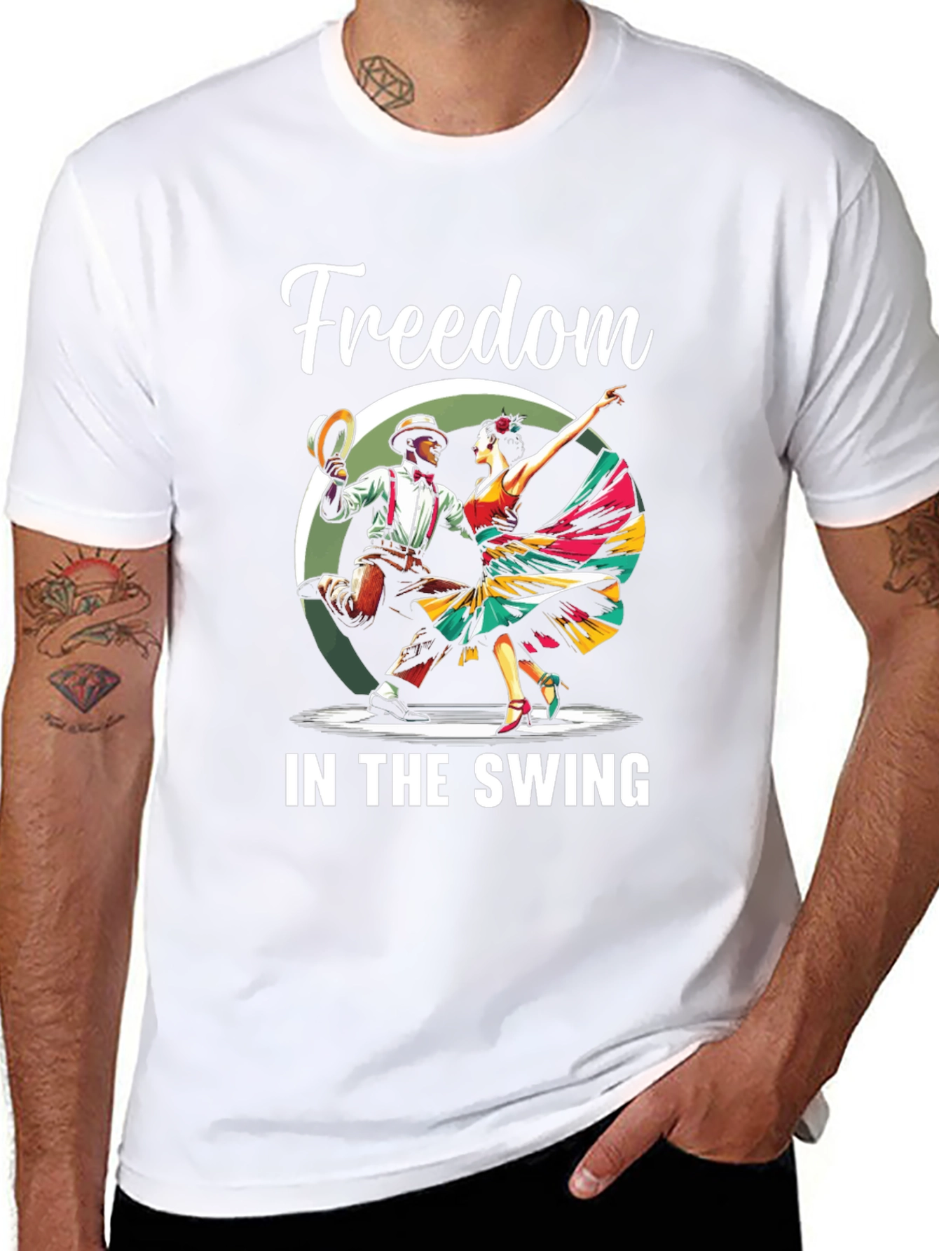 Freedom in the Swing Dance T-Shirt