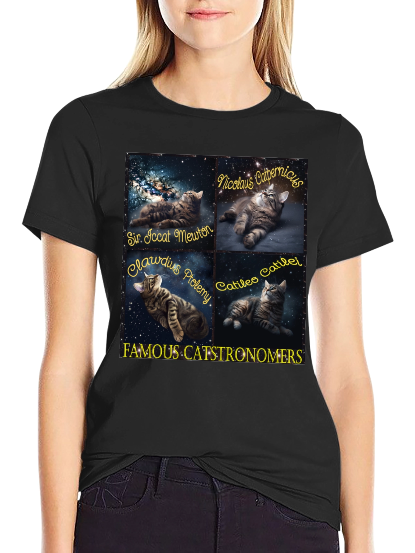 Funny Catstronomers T-Shirt