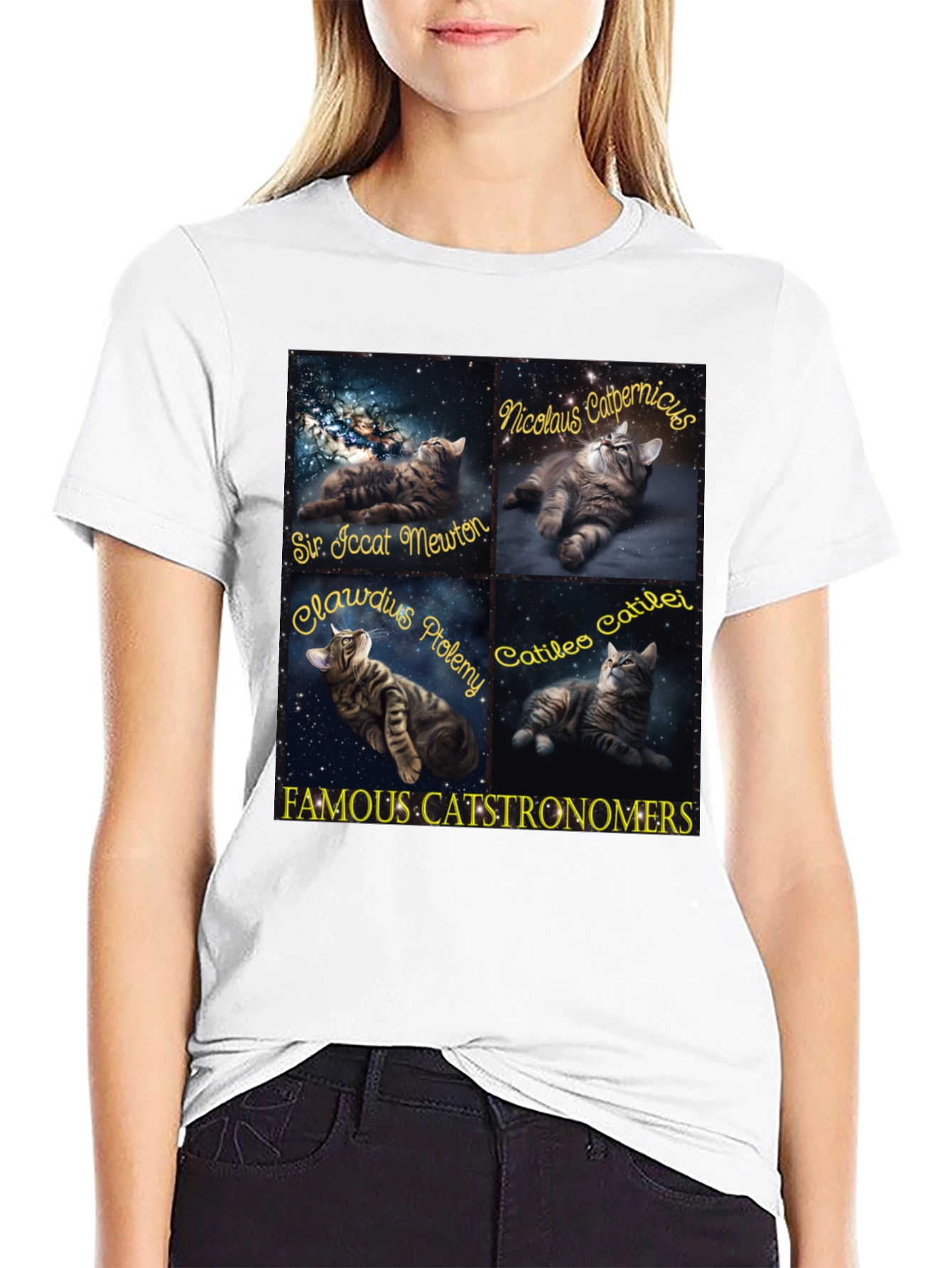 Funny Catstronomers T-Shirt