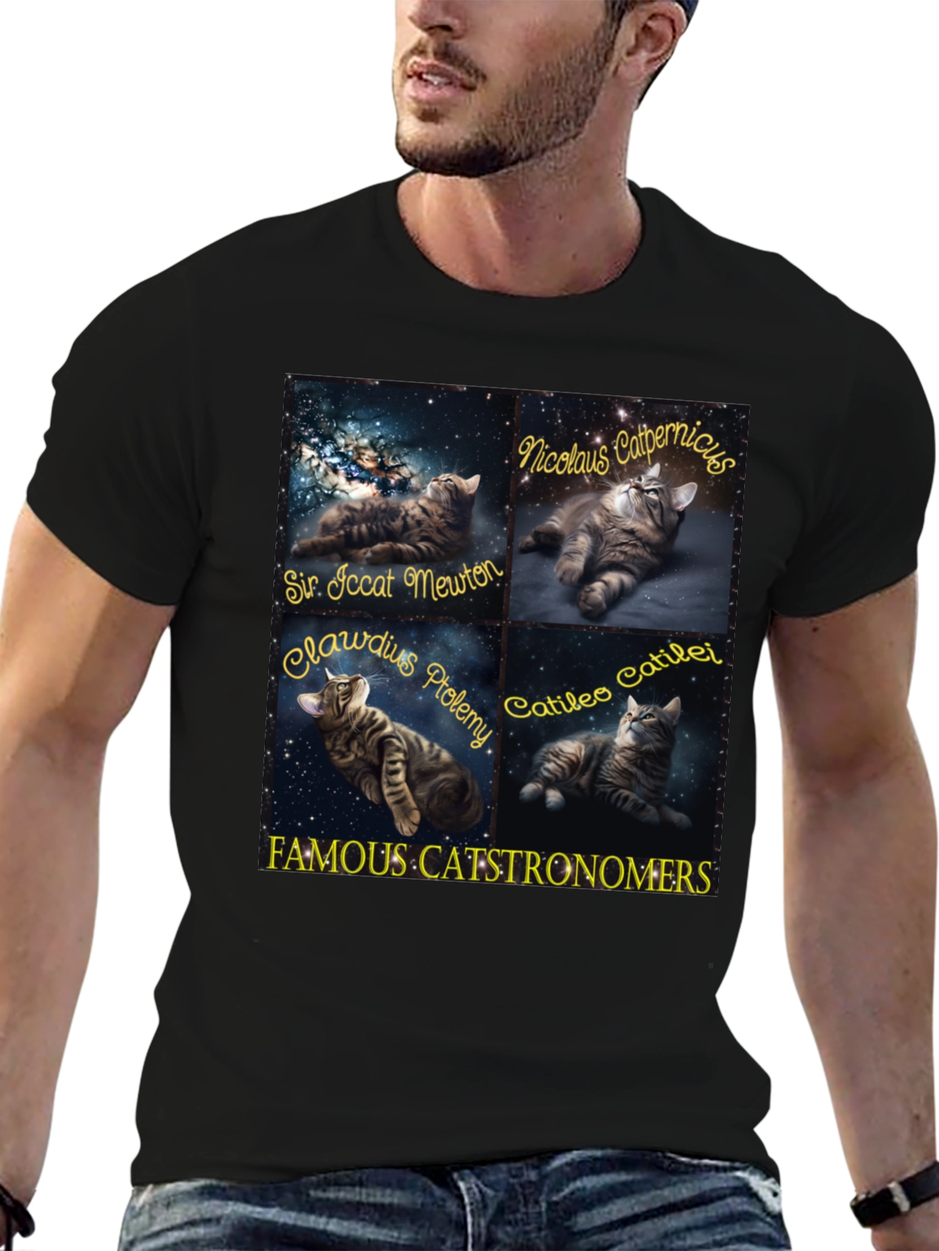 Funny Catstronomers T-Shirt