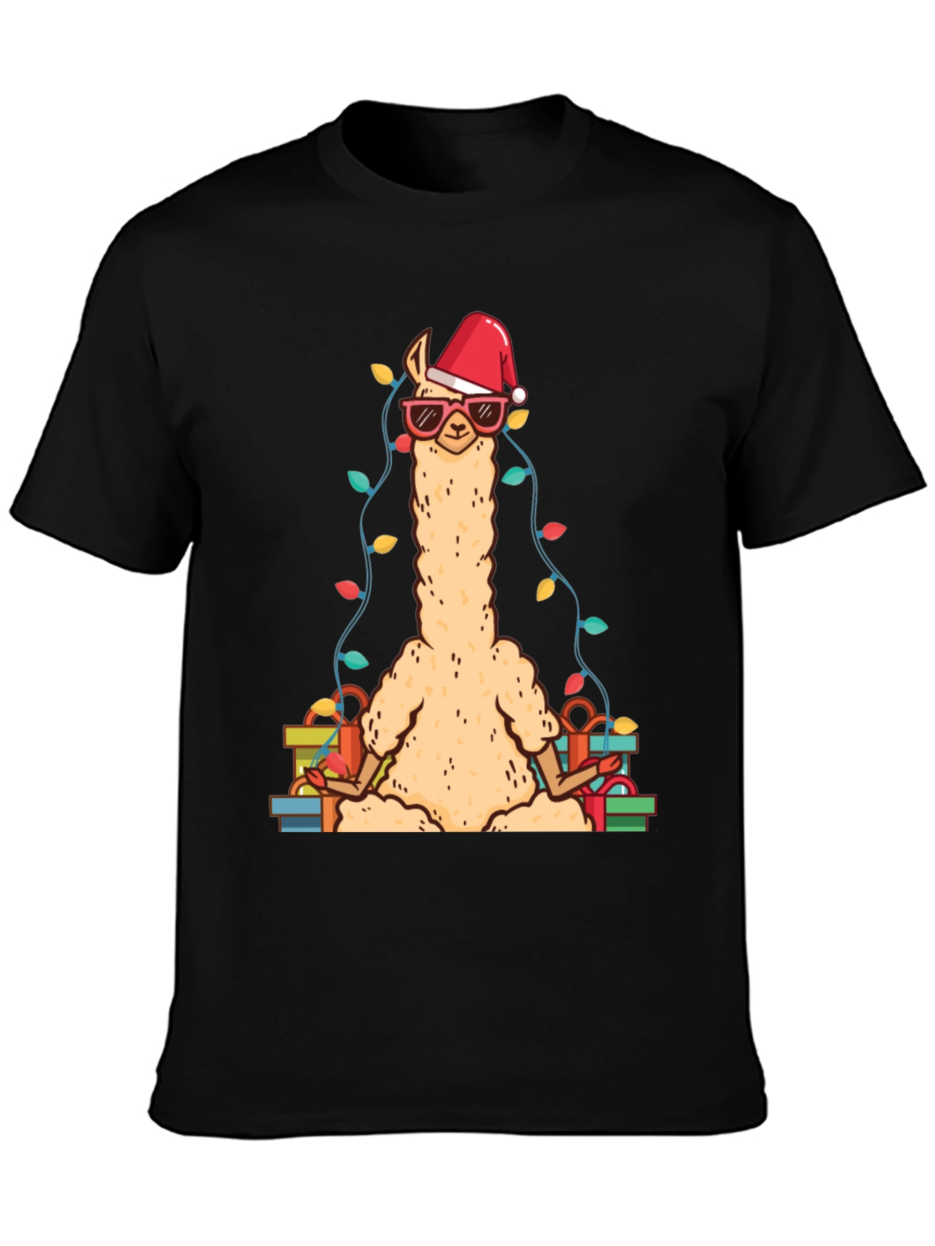 Festive Llama Christmas T-Shirt