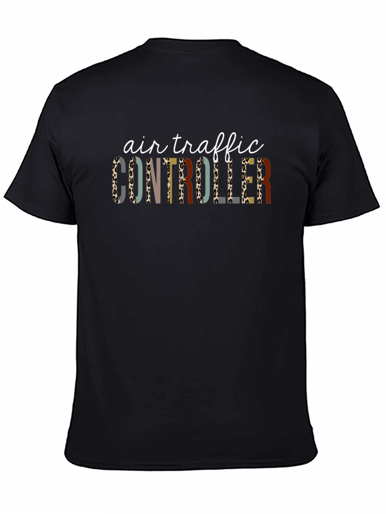 Air Traffic Controller Leopard Print T-Shirt