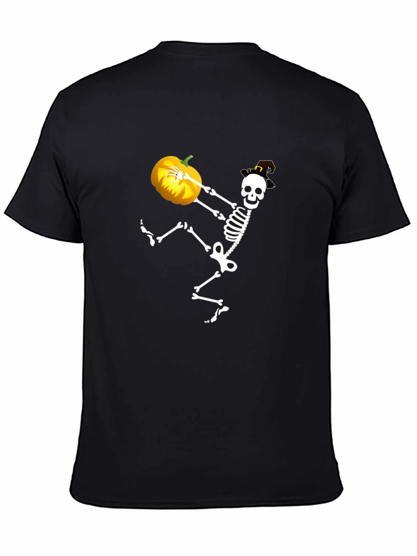 Halloween Skeleton Pumpkin T-Shirt
