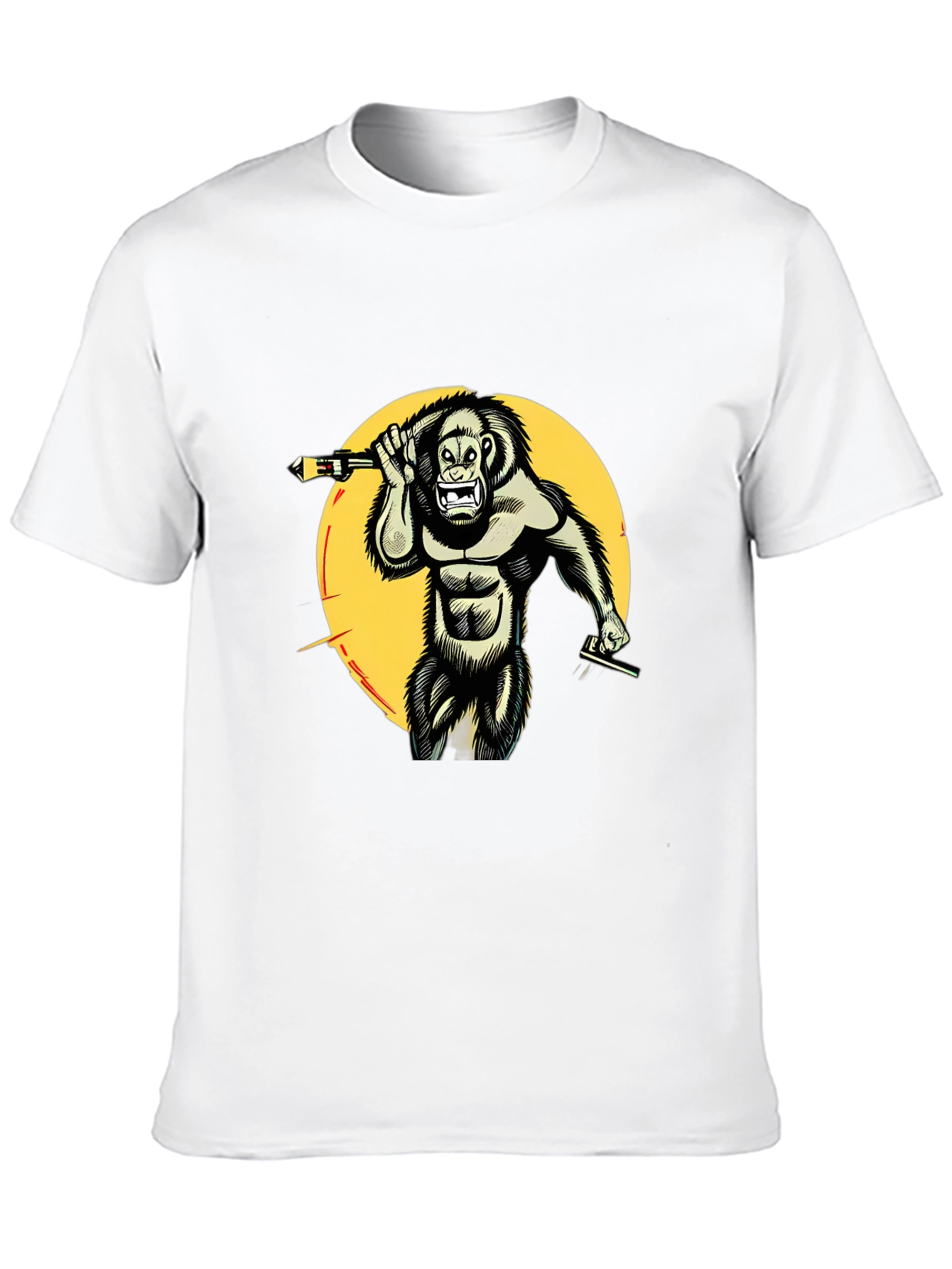 Primal Rage Graphic Tee - Black Gorilla T-Shirt