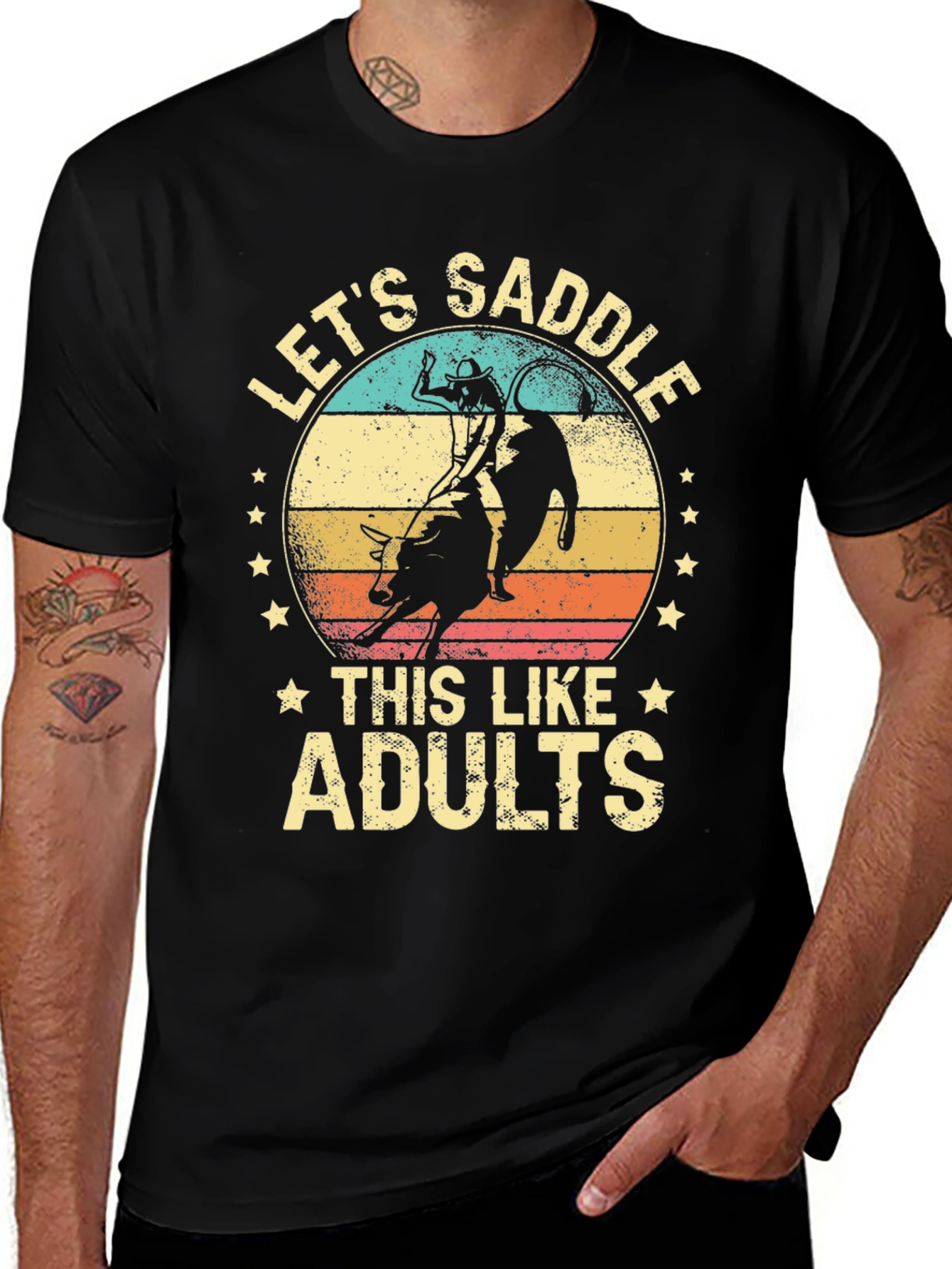 Lets Saddle This Like Adults T-Shirt