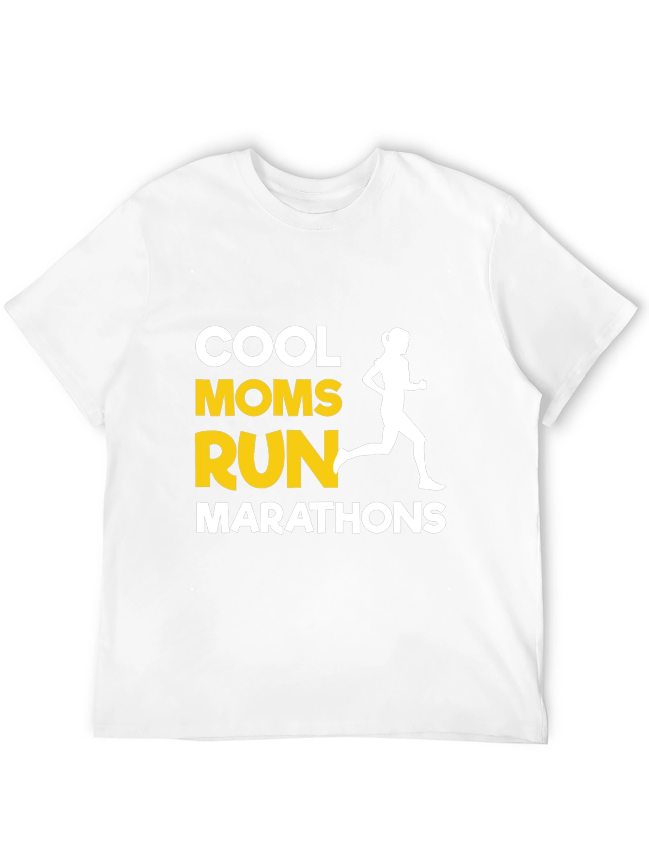 Cool Moms Run Marathons T-Shirt - Black