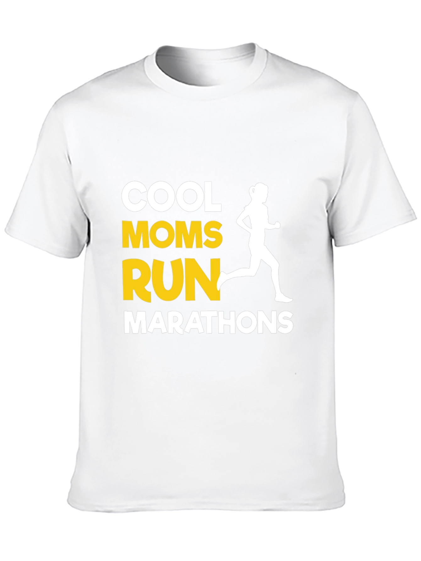 Cool Moms Run Marathons T-Shirt - Black
