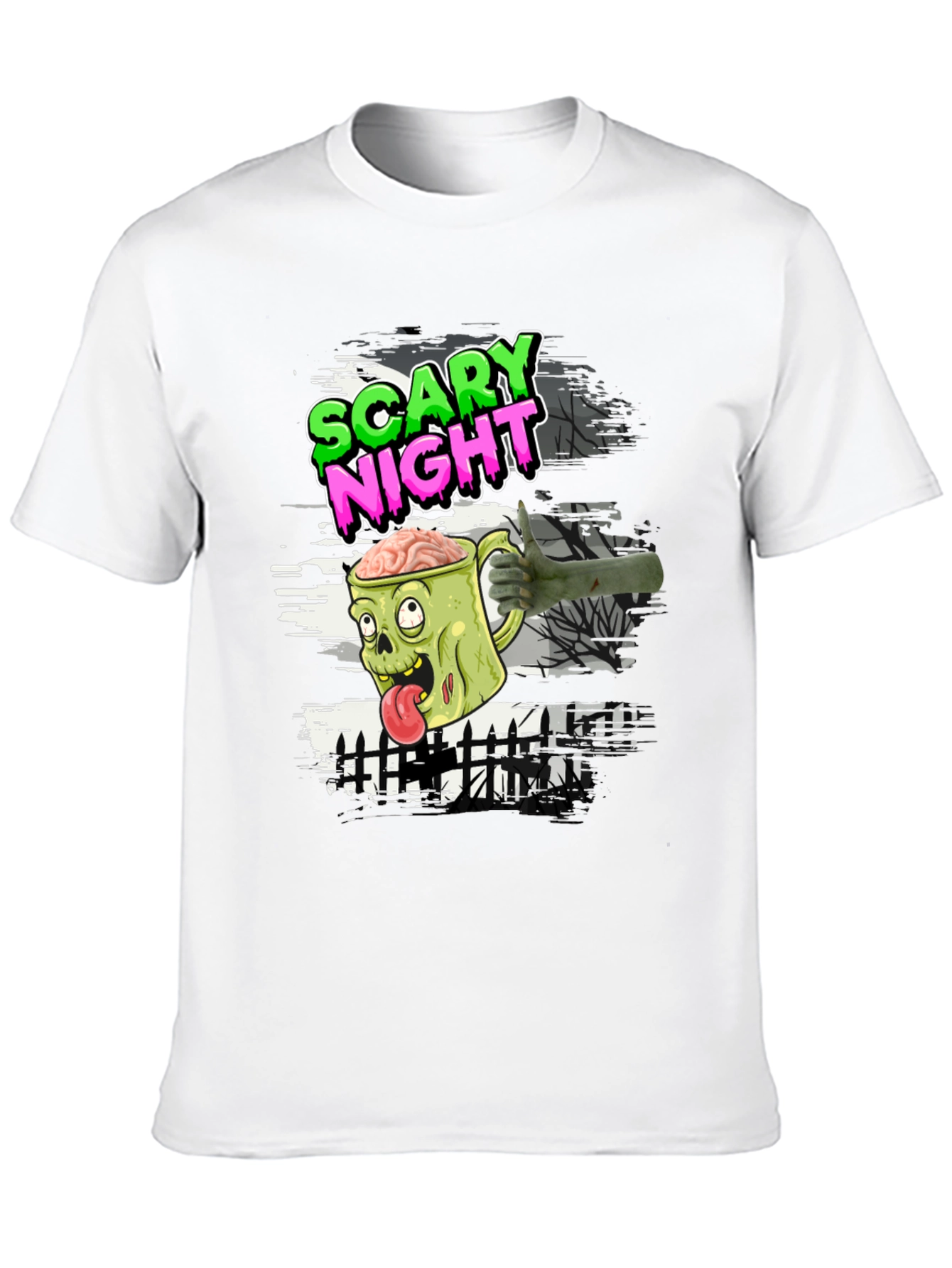 Scary Night Zombie Halloween T-Shirt