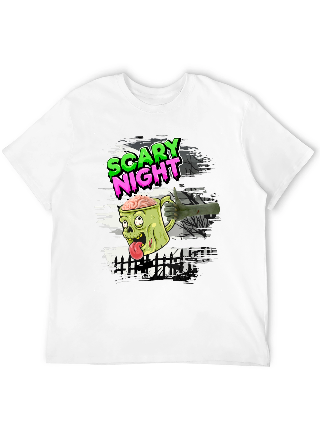 Scary Night Zombie Halloween T-Shirt