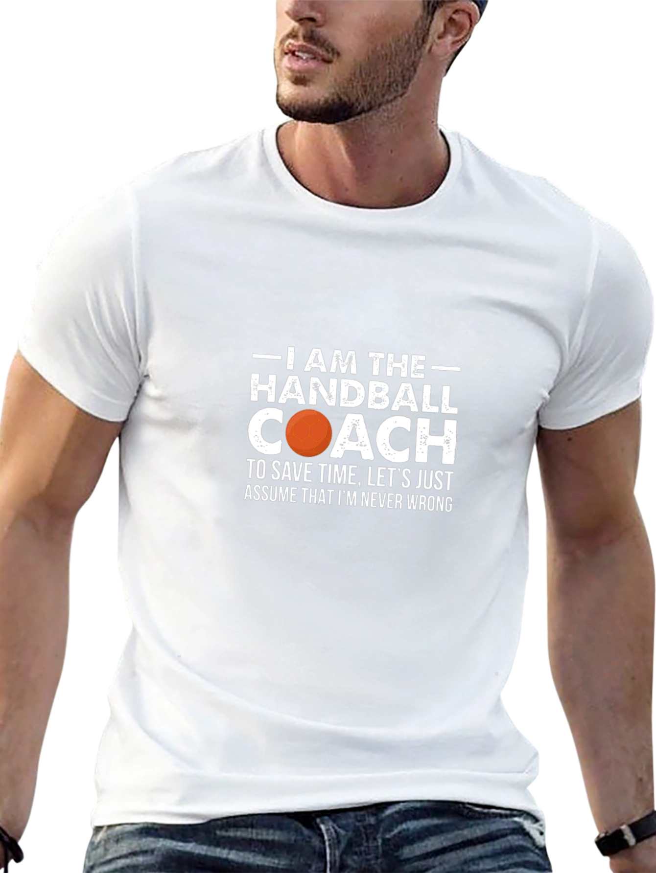 Handball Coach T-Shirt: Funny Gift for Coaches
