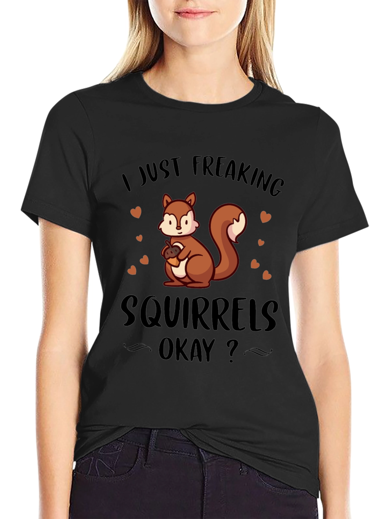 Squirrels Graphic T-Shirt Animal Lover Tee