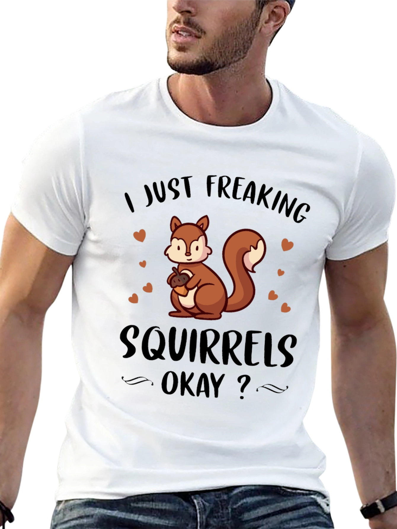 Squirrels Graphic T-Shirt Animal Lover Tee