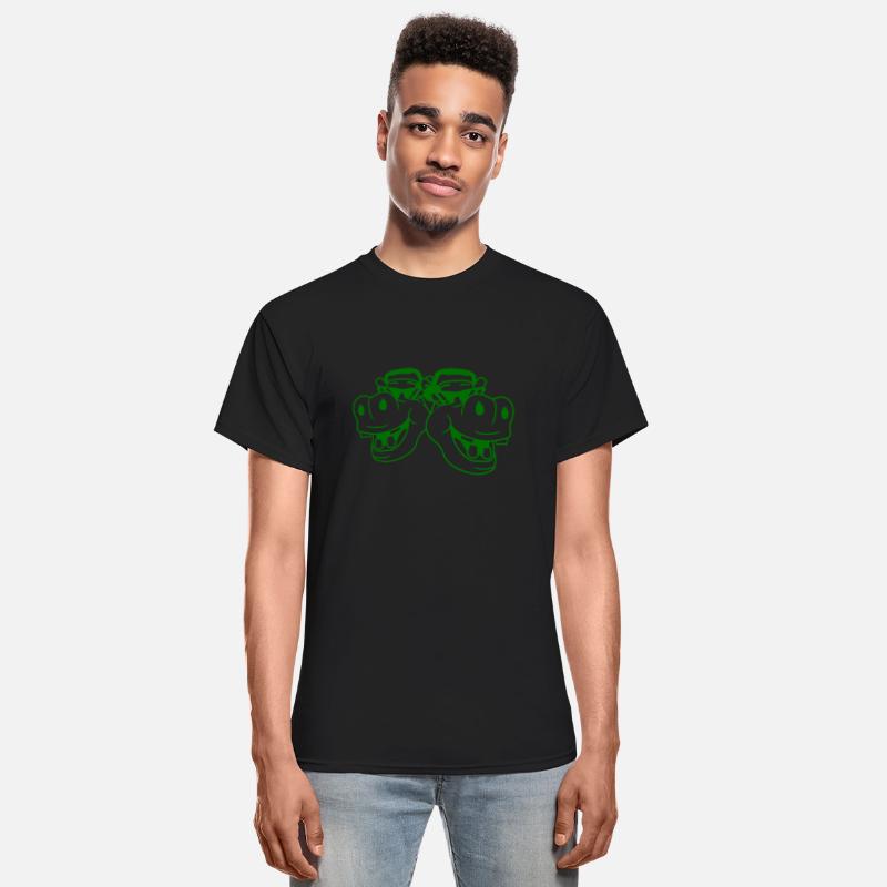 2 Green DJ Laughing Hippo Sunglasses Music Faces