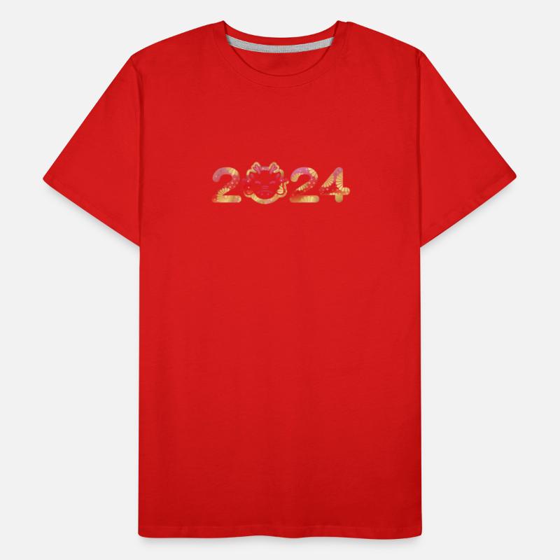 2024 chinese new year lettering year of the dragon
