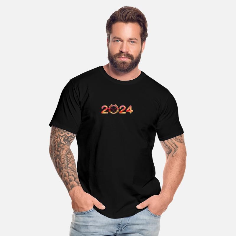 2024 chinese new year lettering year of the dragon