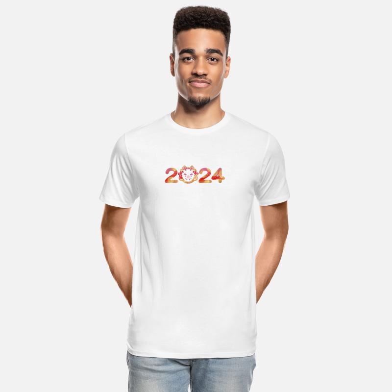 2024 chinese new year lettering year of the dragon