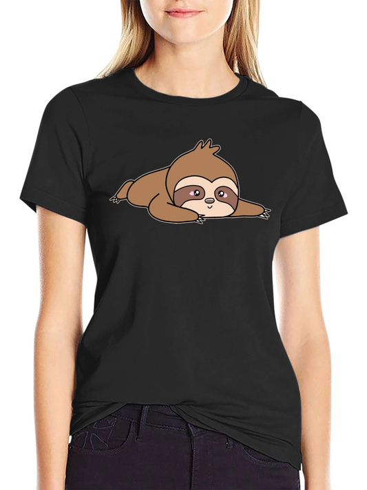 Lazy Sloth Graphic Tee - Comfort & Style
