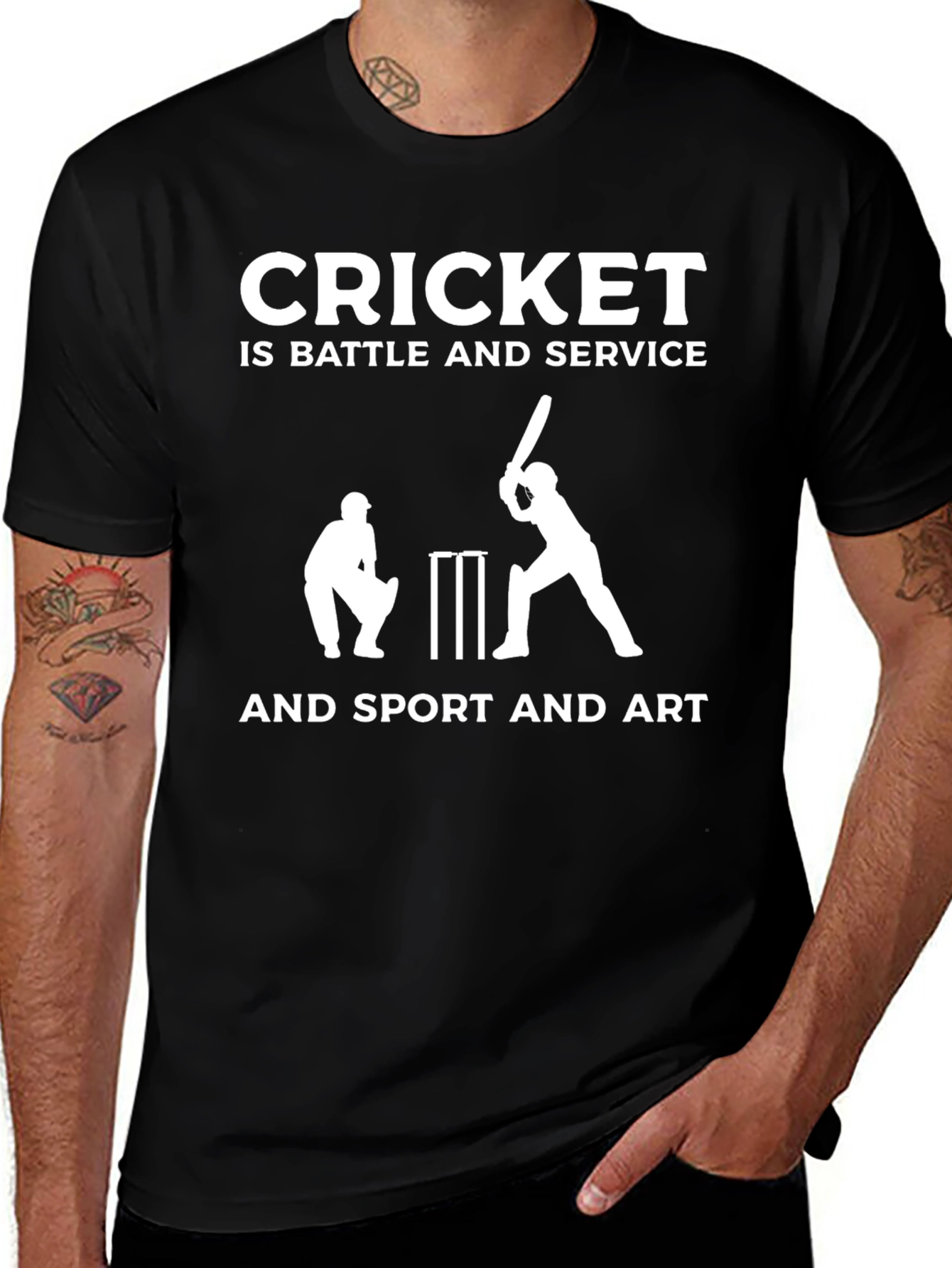Cricket is Battle T-Shirt