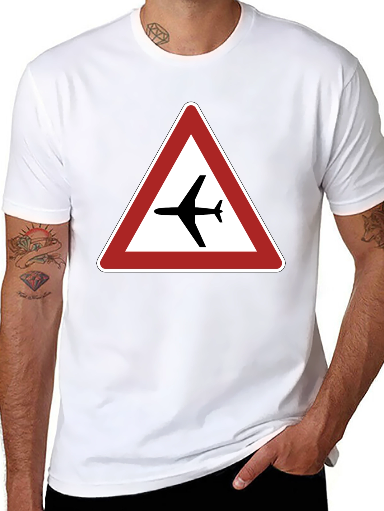 Airplane Warning T-Shirt - Aviation Enthusiast Tee
