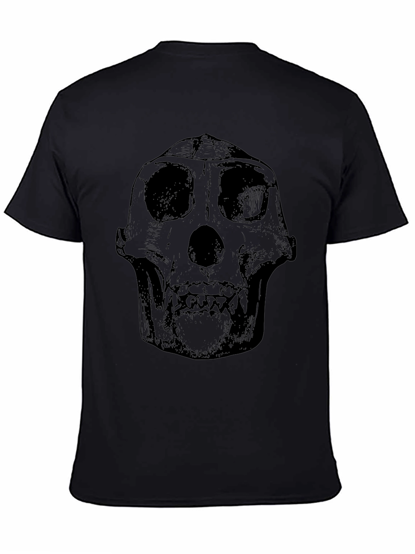 Skull Graphic Tee - Mens Black T-Shirt