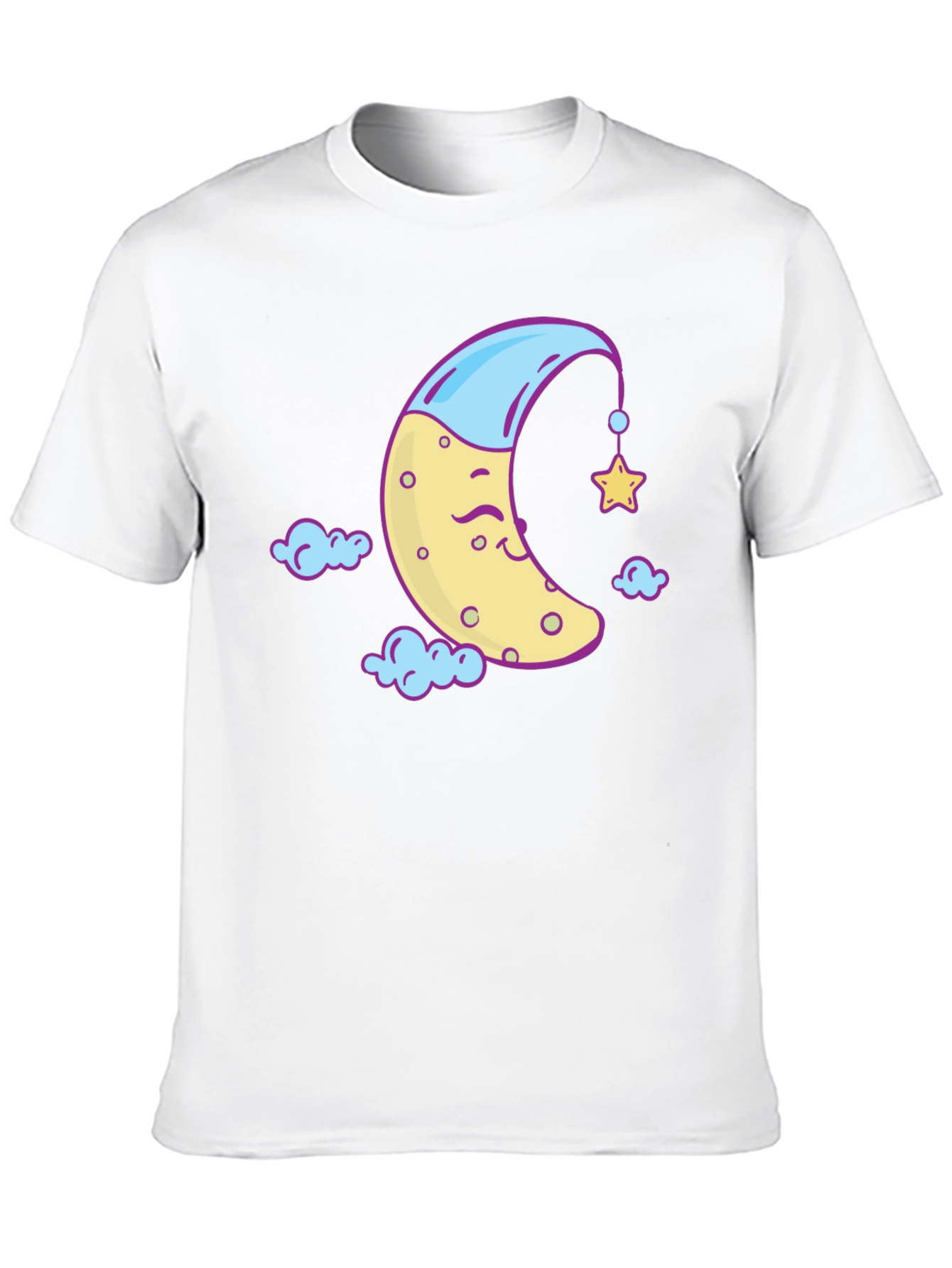 Dreamy Moon Graphic Tee - Soft Cotton Comfort
