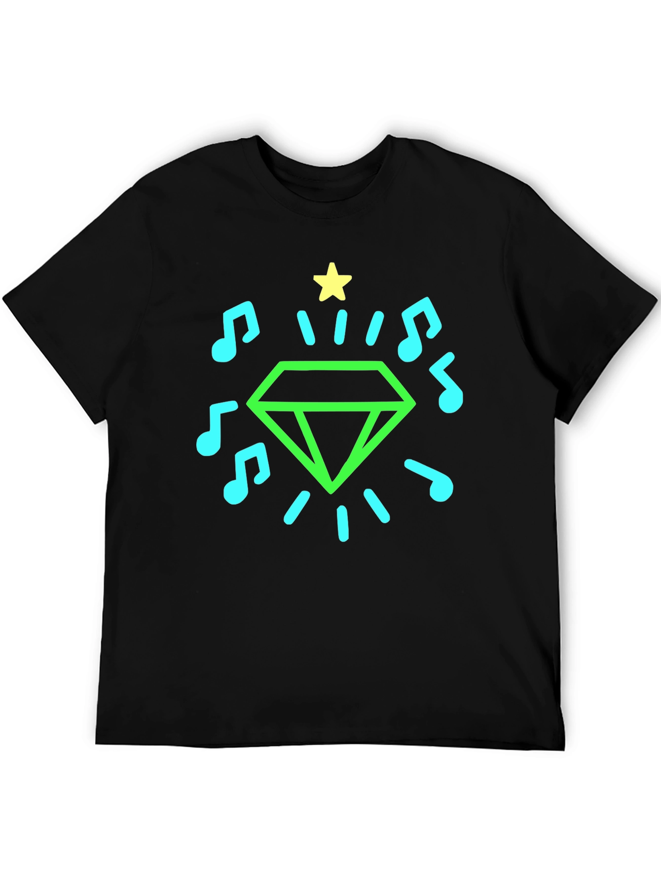 Neon Diamond Music Tee