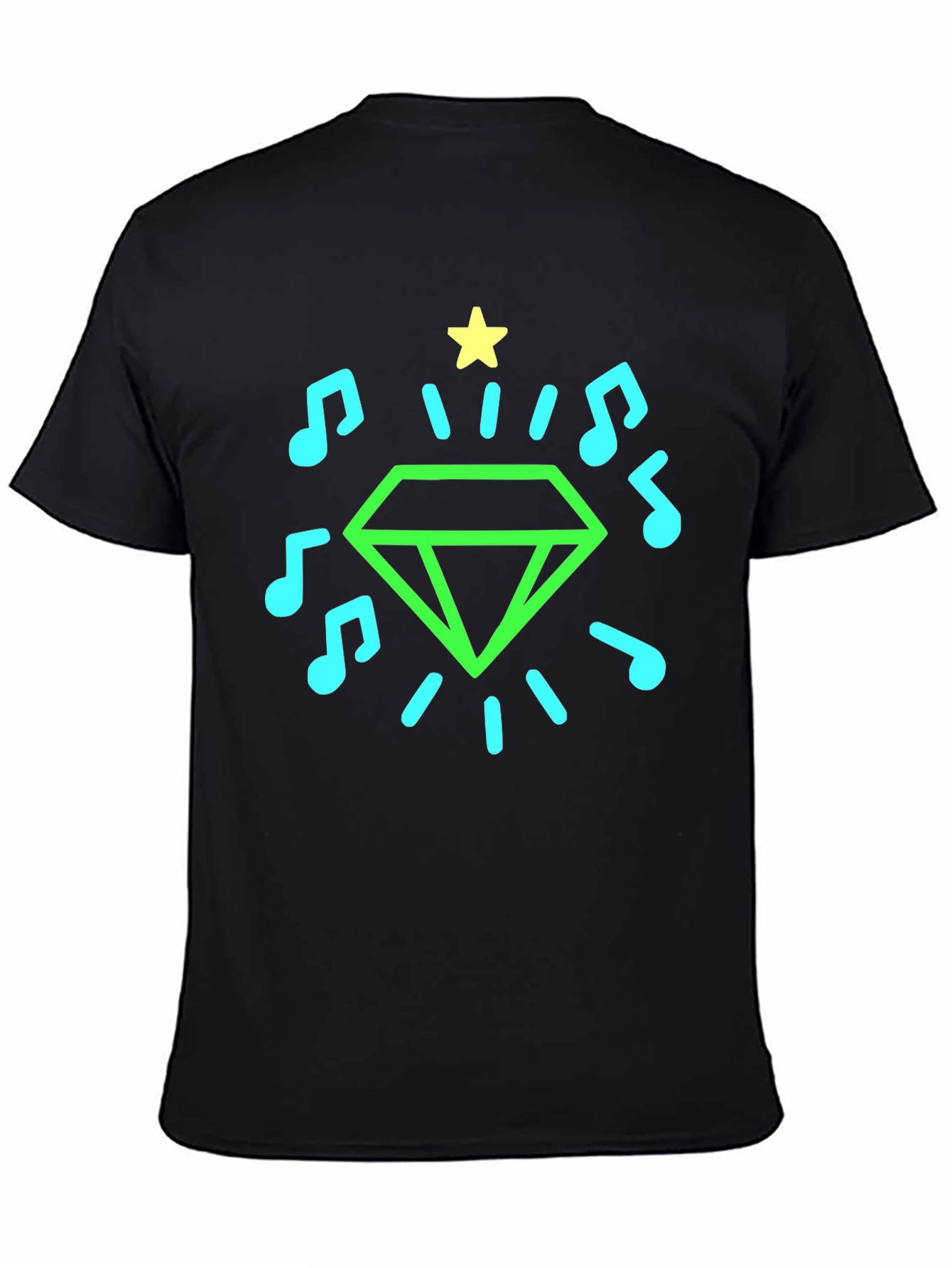 Neon Diamond Music Tee