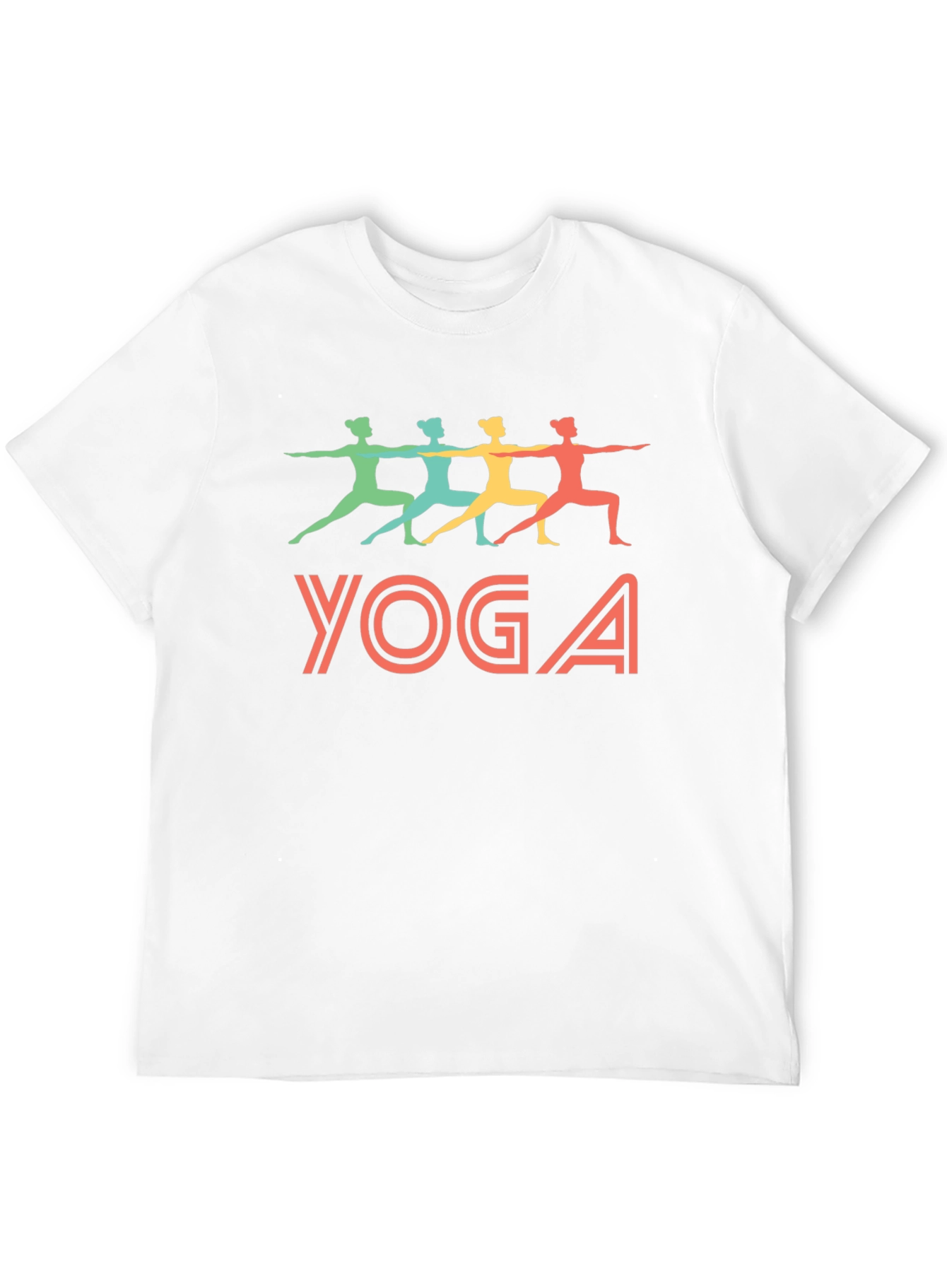 Yoga Poses Graphic Tee - Mens Black T-Shirt