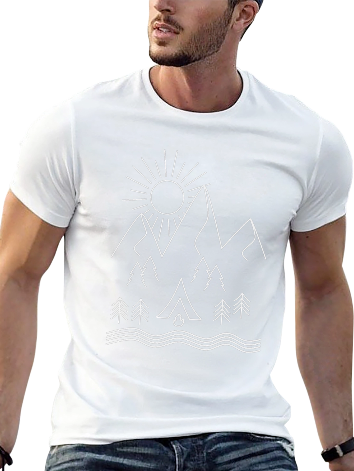 Camping Adventure Graphic T-Shirt