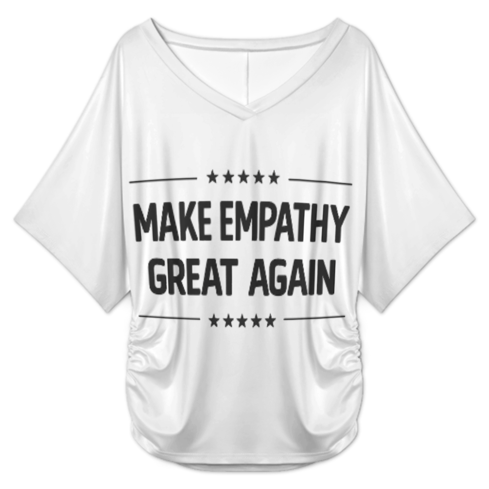 Make Empathy Great Again Graphic Tee – Positive Message Statement Shirt(z440)