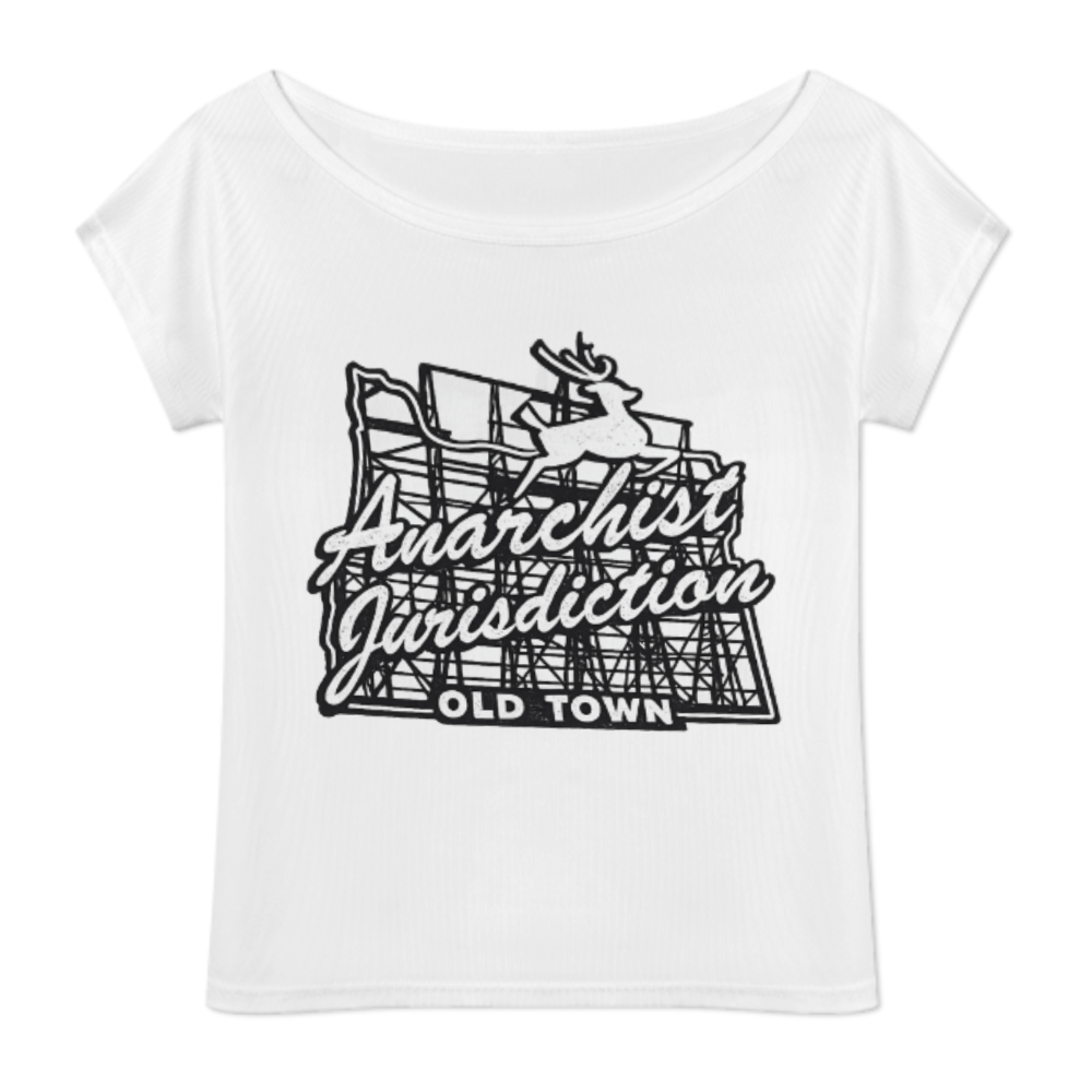 Anarchist Jurisdiction Old Town Graphic Tee – Vintage Urban Streetwear Shirt(z421)