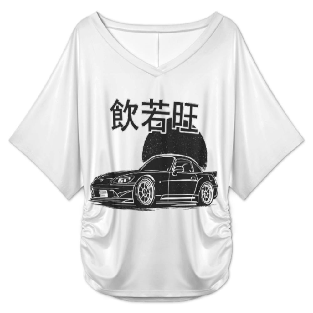 JDM Sunset Drift Car Graphic Tee – Japanese Street Racing Aesthetic Shirt(z435)