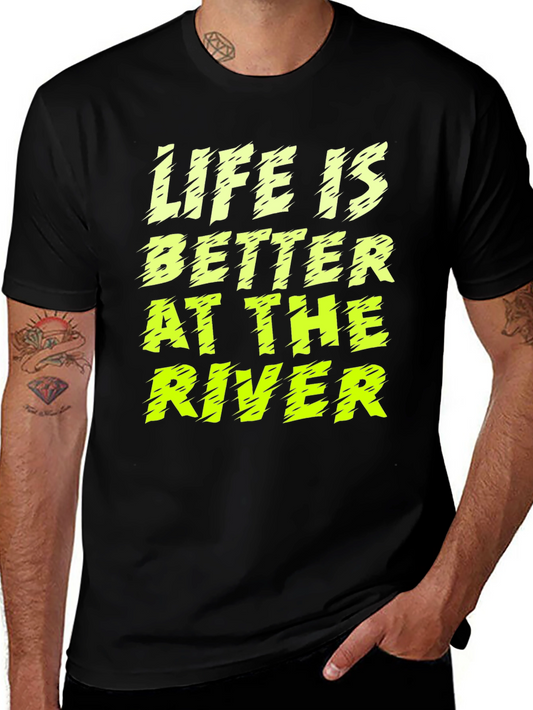Life Is Better At The River Graphic T-Shirt