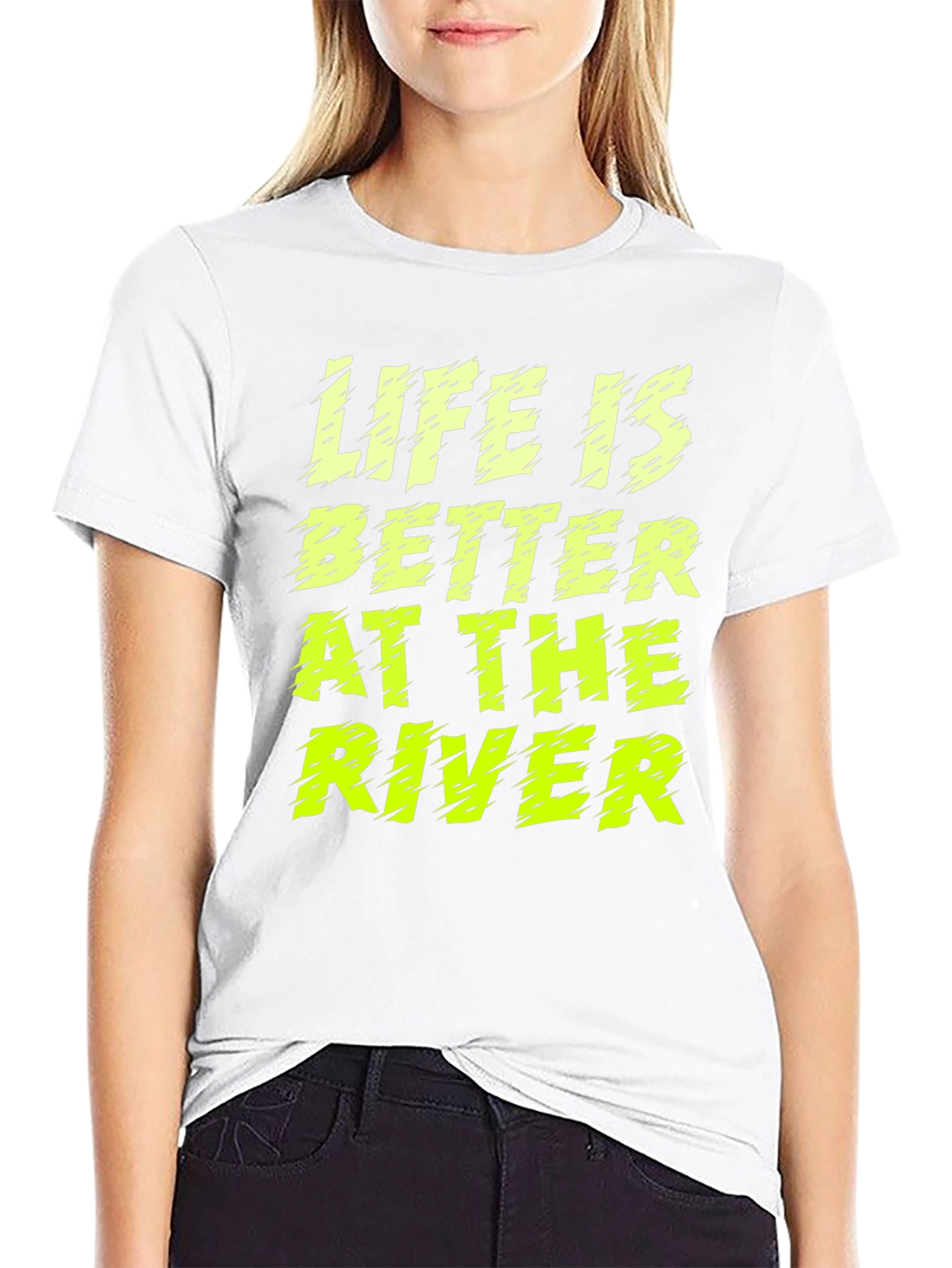 Life Is Better At The River Graphic T-Shirt