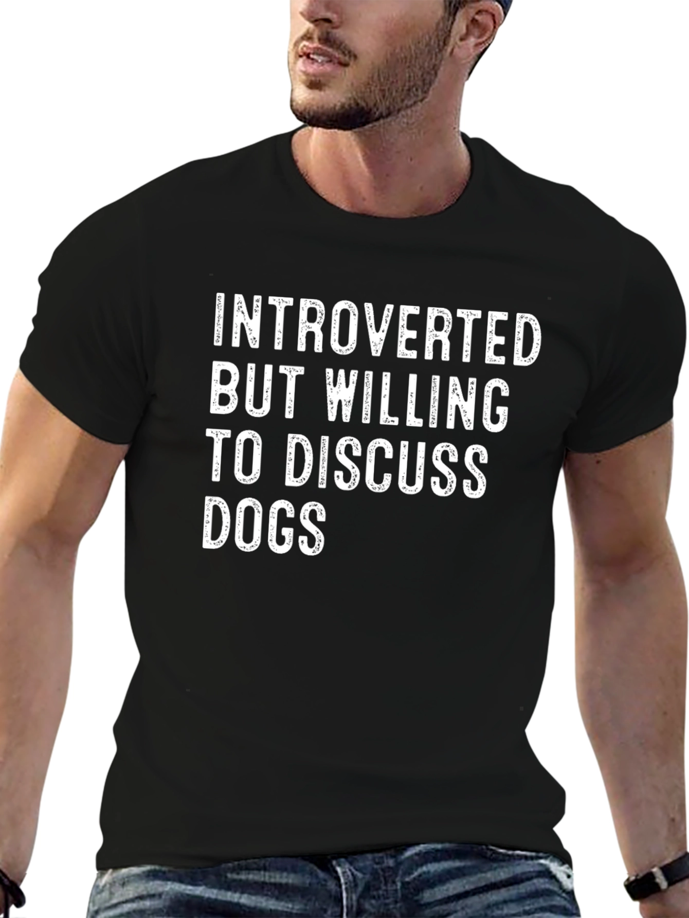 Introverted Dog Lover T-Shirt - Funny & Unique
