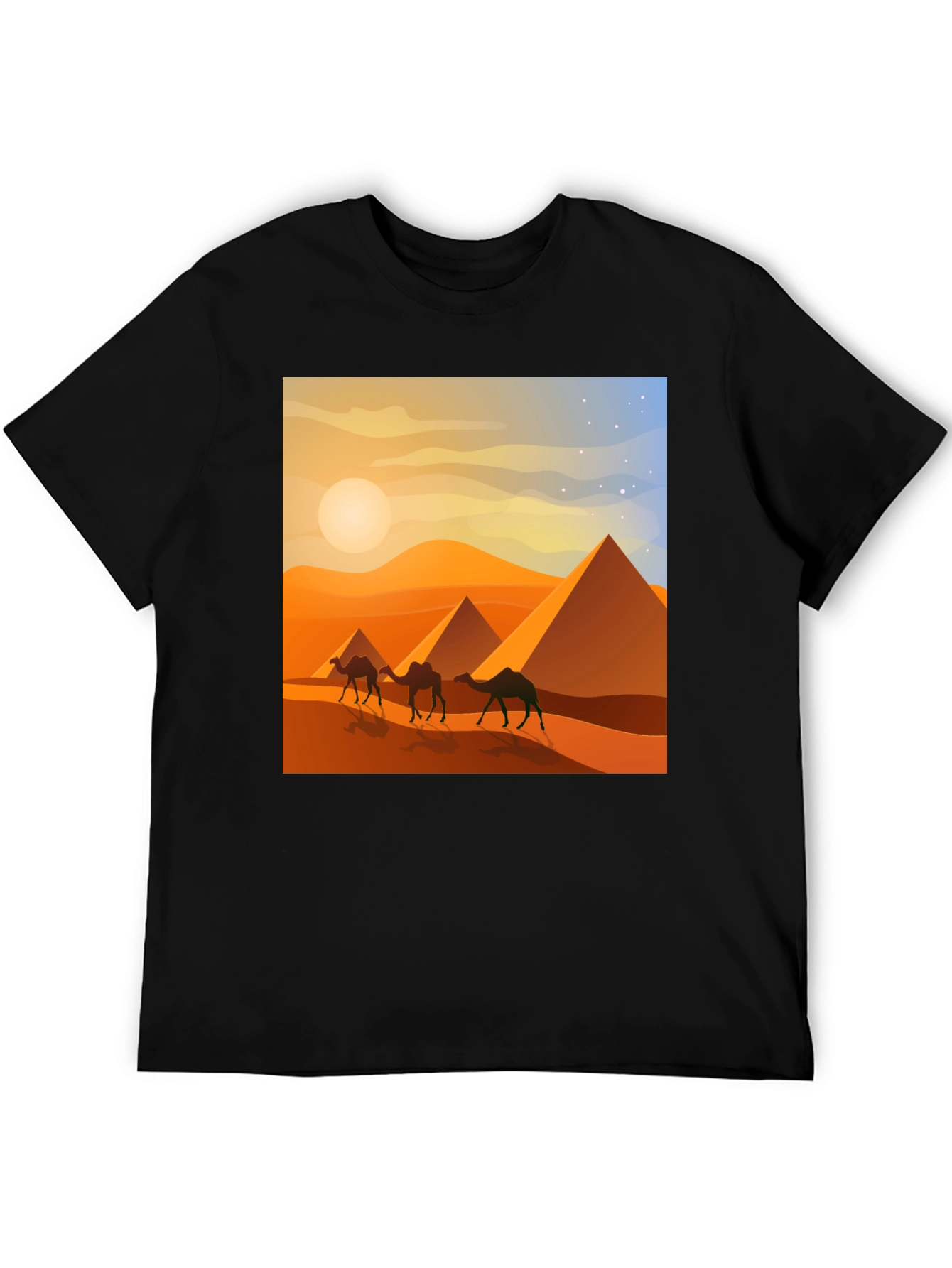 Egyptian Pyramids Camel T-Shirt