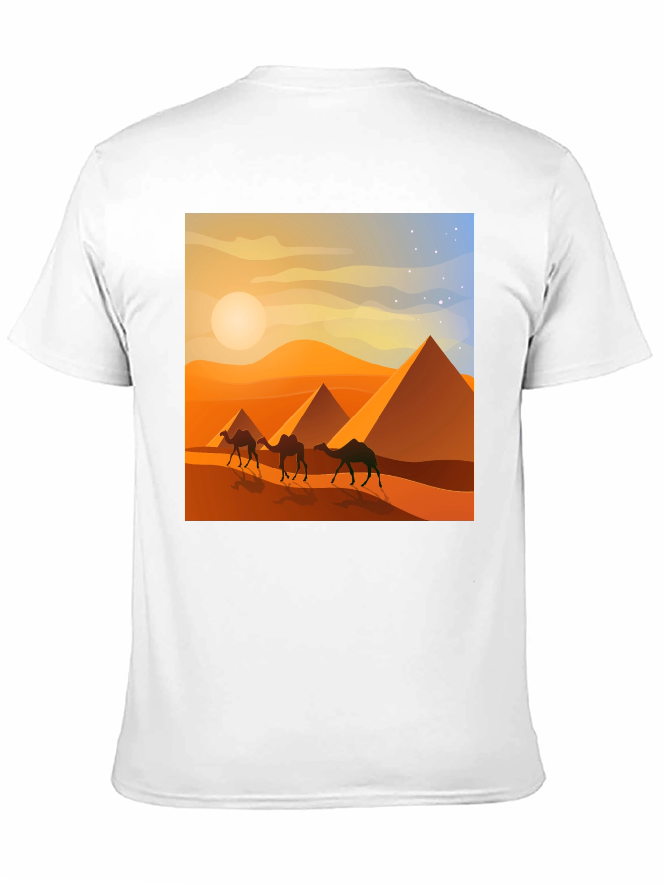 Egyptian Pyramids Camel T-Shirt
