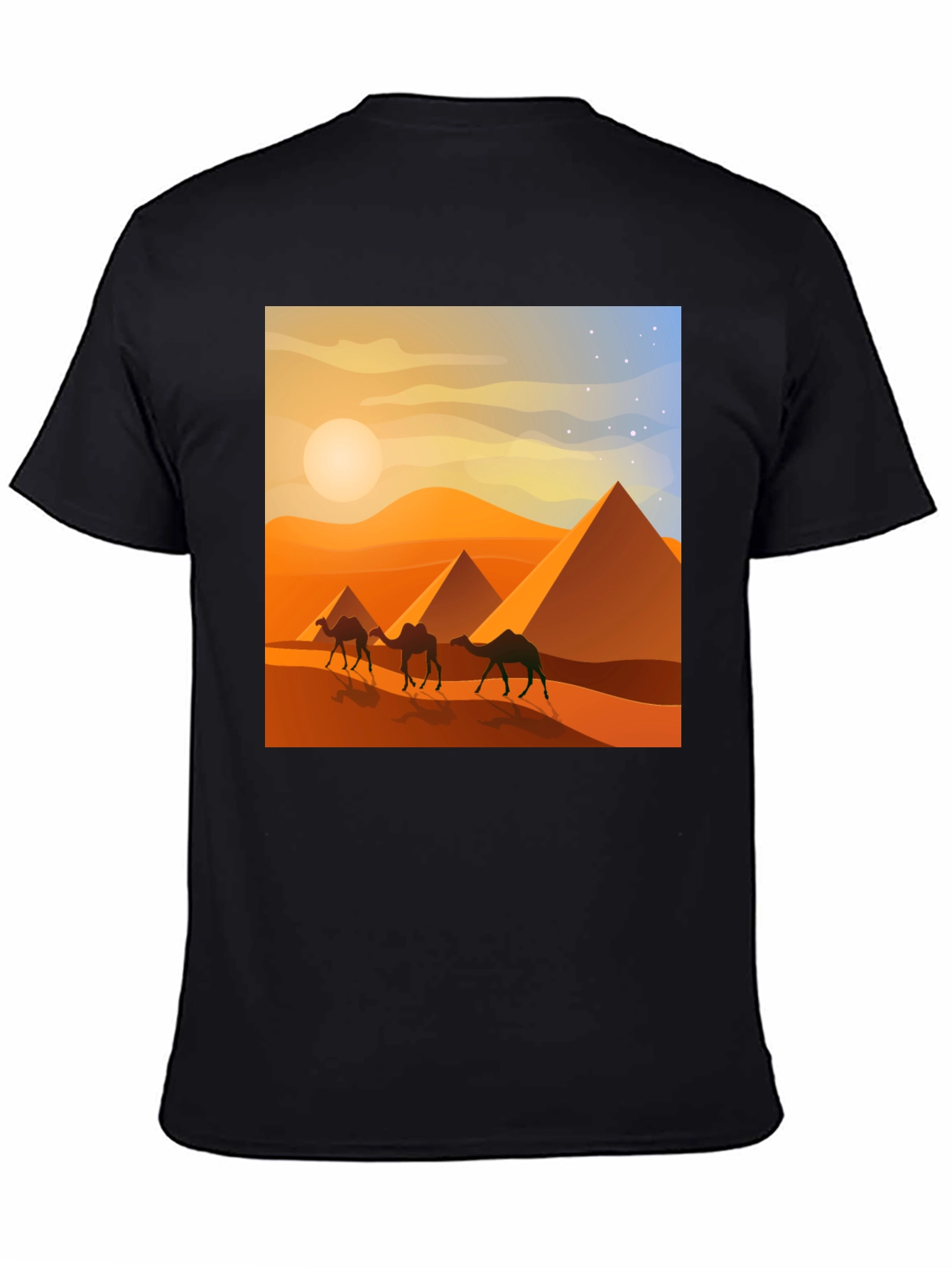 Egyptian Pyramids Camel T-Shirt