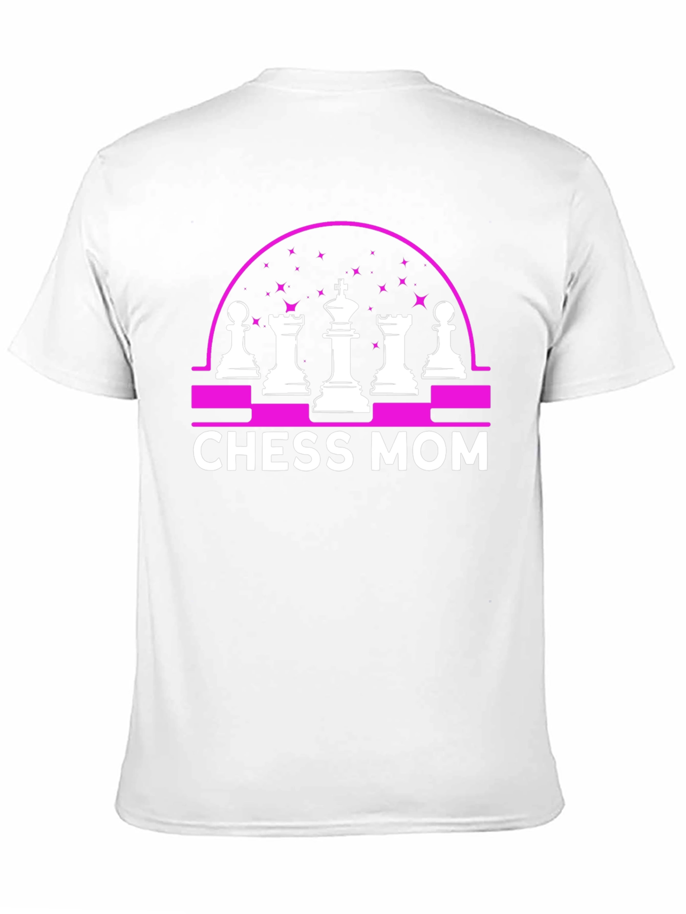 Chess Mom Graphic T-Shirt - Black