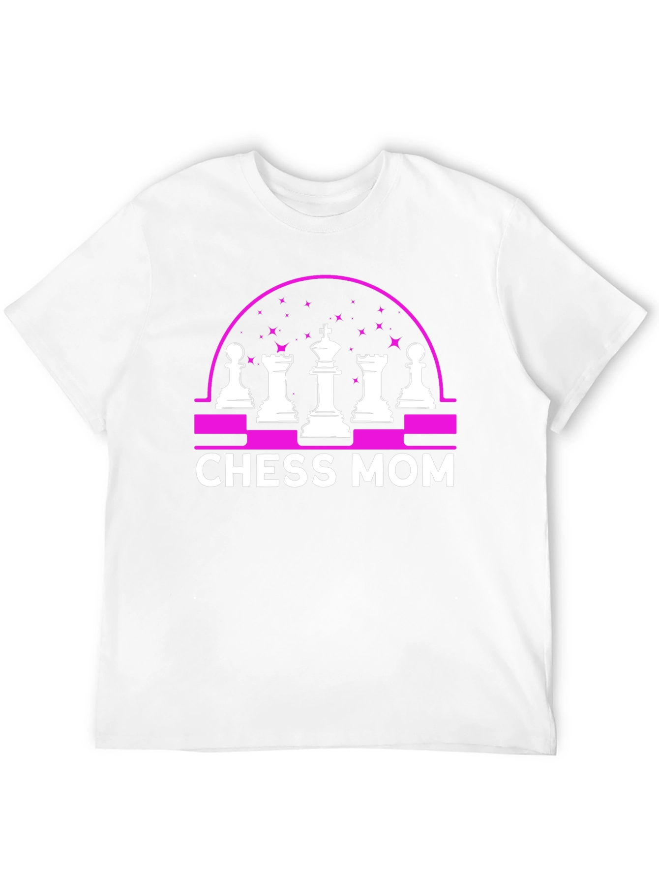 Chess Mom Graphic T-Shirt - Black